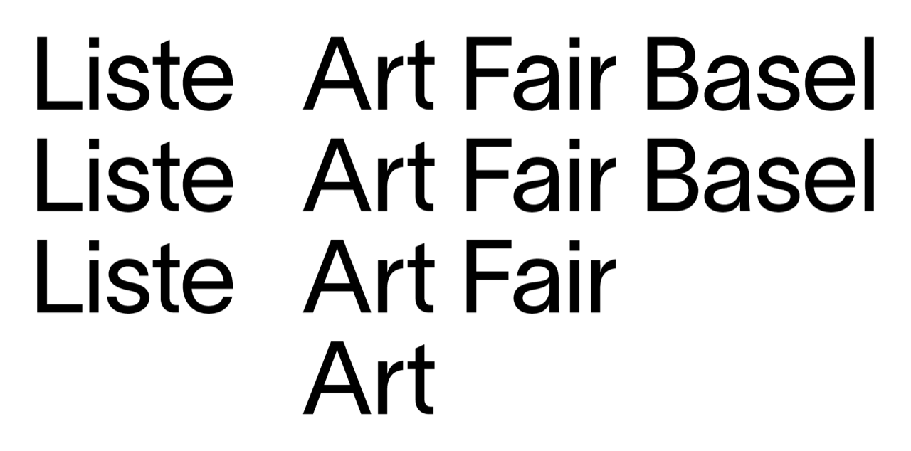 Logo Press Liste Art Fair Basel